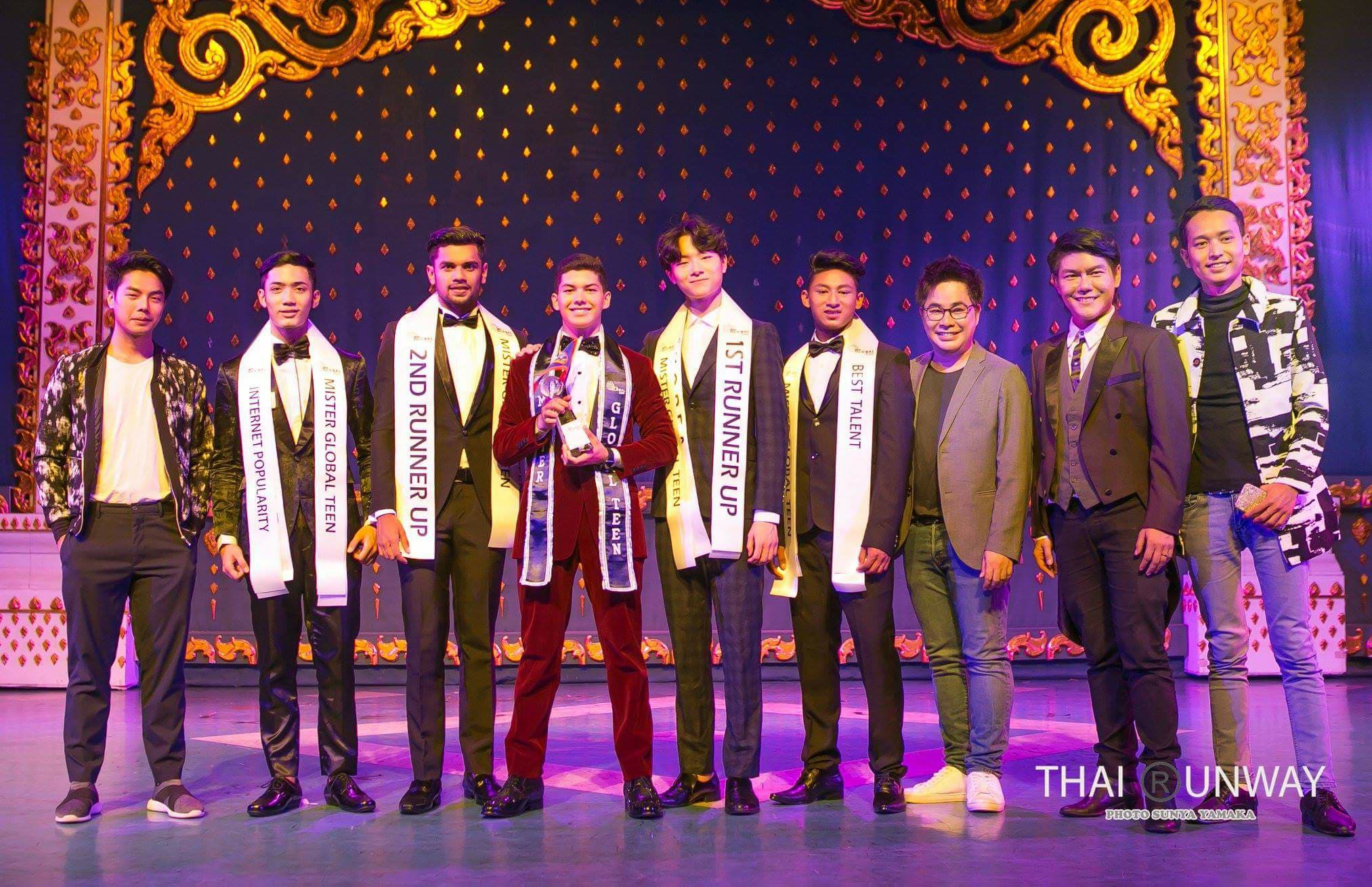 Raj Khadka winning the best talent award top 5 finalists in 3rd Mister Global Teen at Thailand (1)