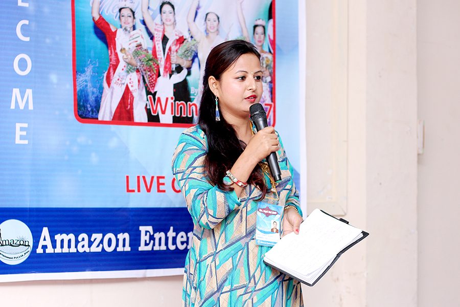 beauty qheen nepal & mrs nepal idol 2018 talent show - amazon entertainment (11)