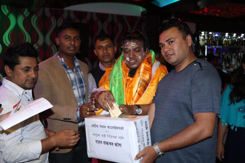 बाढी पिडित सहयोगार्थ आर्टिष्ट नेपालको अभियान