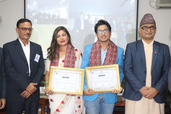 प्रकाश सपूत र सुनिता दुलाल विपद् जोखिमको सद्भाव दूत